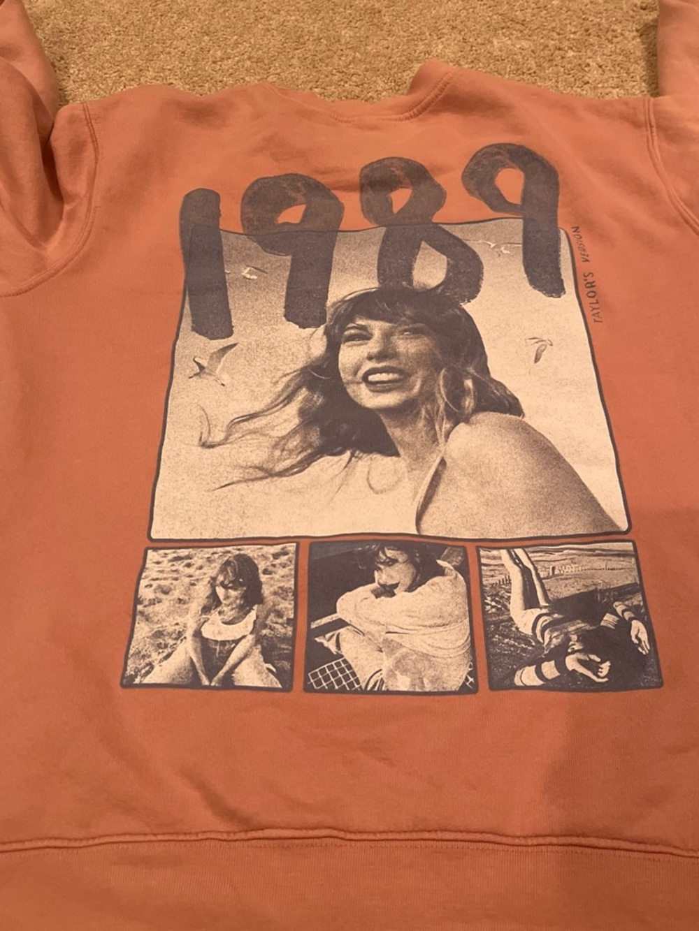 1989 Taylor Swift Pullover Sweatshirt - Pink